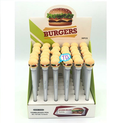 SHEN CHAO Burgers Silicone Gel Pen - Blue - 0.5mm - No:SC-1015A - 1pcs