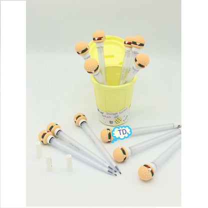 SHEN CHAO Burgers Silicone Gel Pen - Blue - 0.5mm - No:SC-1015A - 1pcs