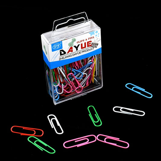Dayue Colorful Metal Paper Clips Cork Board - 60pcs - No:DYE1041