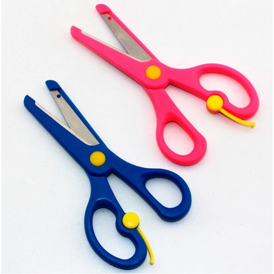 M&G Student safety hand scissors cute student 13.5cm - No:ASS91407 - 1pcs