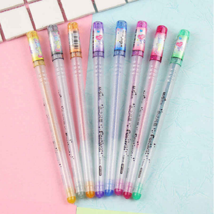 M&G New 1.0mm flash color gel pens 8 colors set - No:AGP13103
