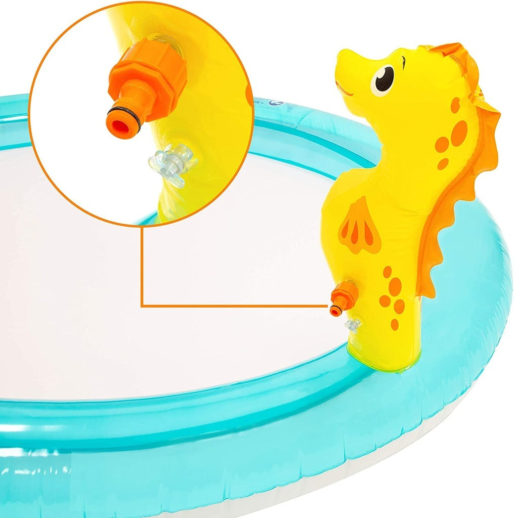 JIlong Children's pool Sea life 200cm*152cm*40cm - No:57173