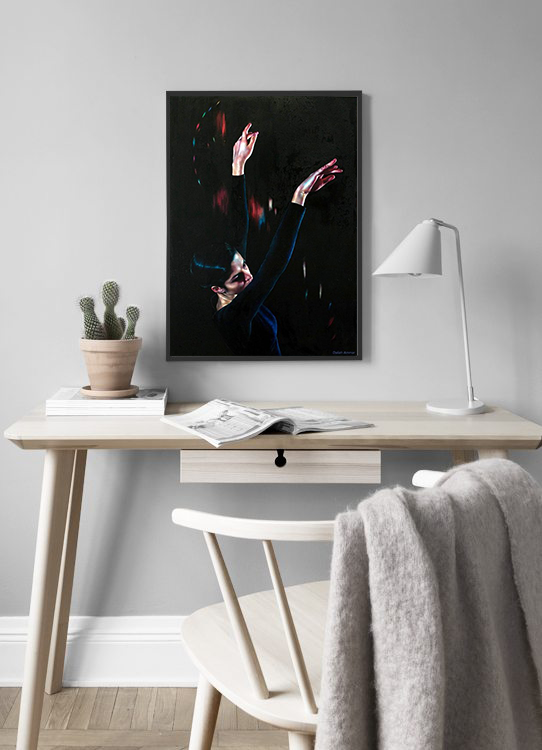 إطار فتاة راقصة 