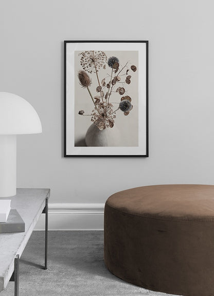 إطار باقة زهور رقيقة 