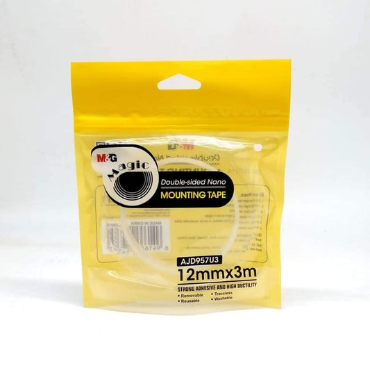M&G Chenguang Double-sided Nano Mounting transparent Tape - 12ml- No:AJD957U3