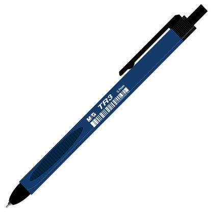 M&G Chenguang TR3 Semi-Gel Ballpoint Pen 0.7 mm – Retractable Smooth Writing Pen  – Black, Blue or Red - 1pcs - No: ABPW3072