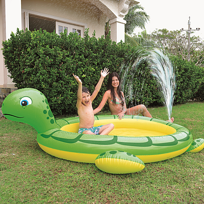 Jilong Turtle Spray Pool 215x189cm children´s pool with sprayer paddling - No:17259