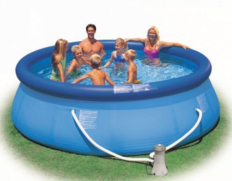 Intex Easy Set Inflatable Pool - Blue - 305cm x 76cm - No:28122