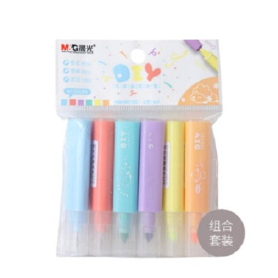 M&G Set of 6 pen hook , key marker and line drawing note -6pcs - No:HAHM1120