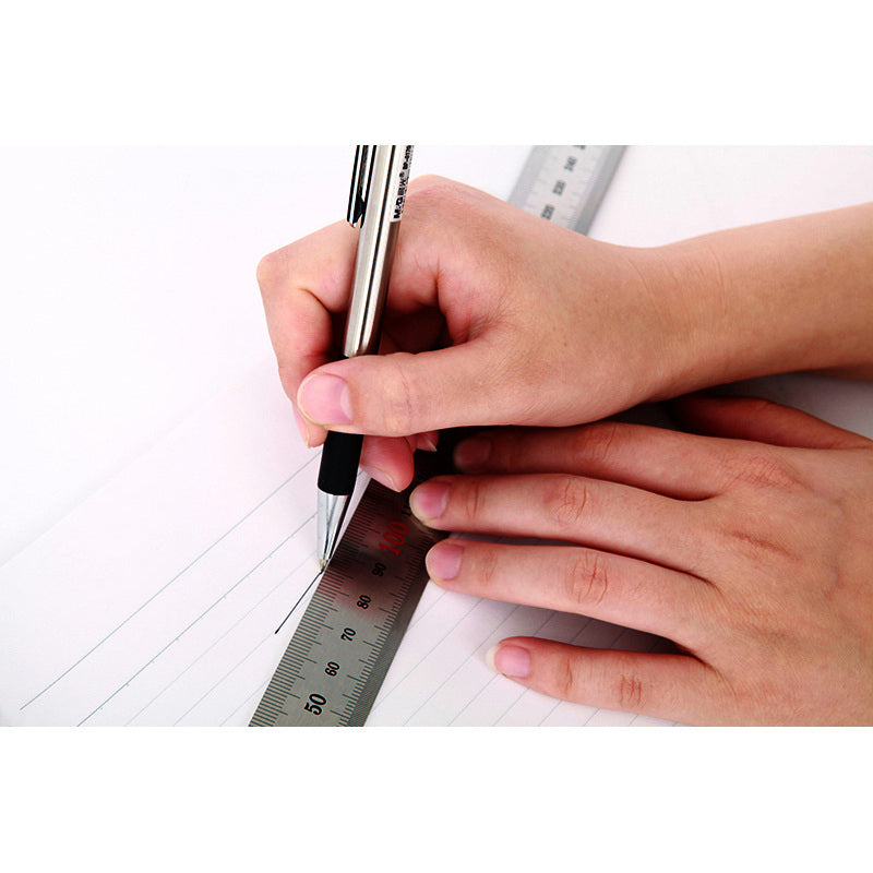 مسطرة فولاذية من إم آند جي تشنغوانغ بطول 300 مم و30 سم من الفولاذ المقاوم للصدأ - رقم: ARL96120