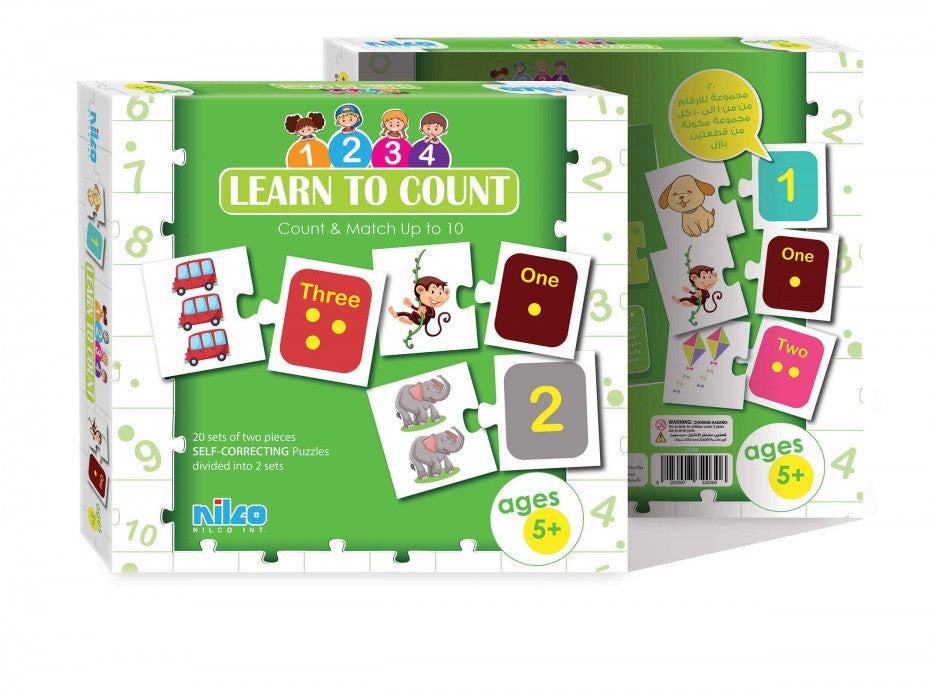 Nilco Educational Cards - Learn To Count - 48pcs - No:20306