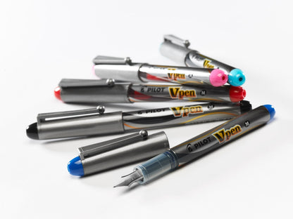 قلم حبر بايلوت في-بن برو للاستخدام مرة واحدة - أزرق فاتح - 0.58 مم