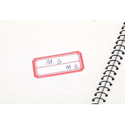 M&G Chenguang Self-Adhesive File Index Labels – Writable Classification Stickers, 6 Sheets (60 Labels) - No: YT-09