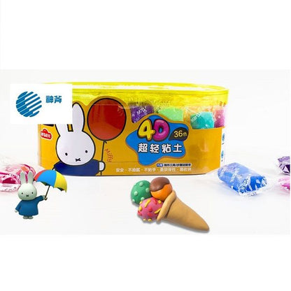 M&G Chenguang Magic axe ultra-light clay Miffy children s handmade - 24pcs - No:FKE03997