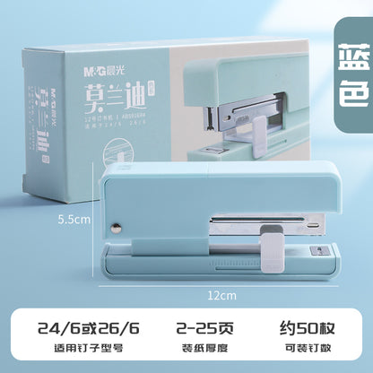 M&G Morandi color stapler with staples 24/6 26/6 - No:ABS916R4