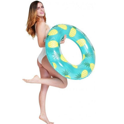 Jilong  Sunclub Pineapple Printed Inflatable Swimming Ring 90 см - No:37633