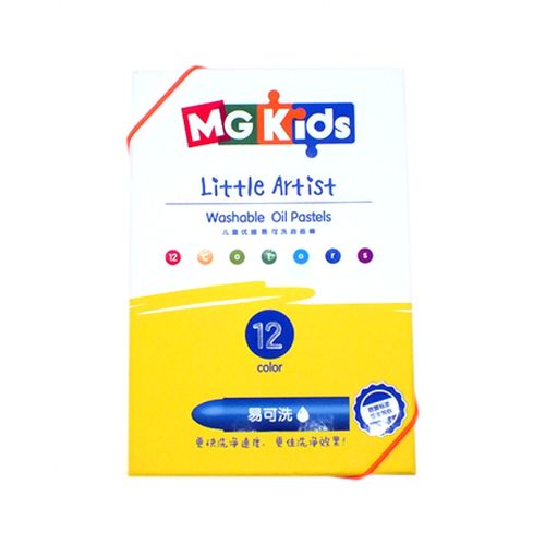 Washable Oil Pastels - 12 Colors