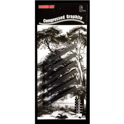 فحم جرافيت مضغوط - 6 قطع