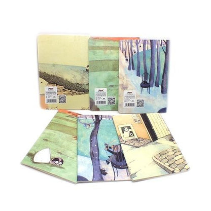 Pack Of 6 NoteBook Stitching - 48 Sheet - A5