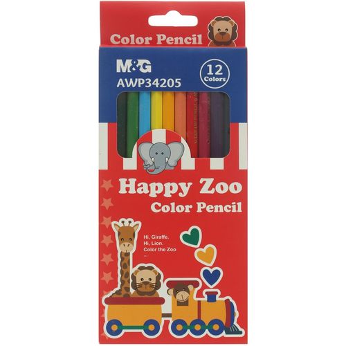 مجموعة أقلام رصاص ملونة من إم آند جي، ١٢ قلمًا