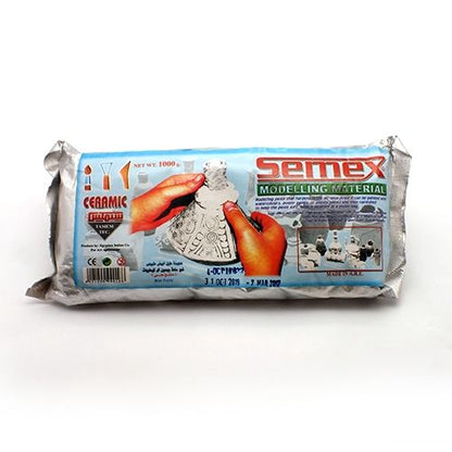 طين سيمكس - 1 كجم - أبيض