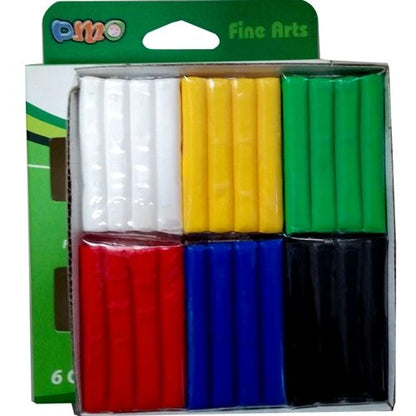 طين حراري بستة ألوان