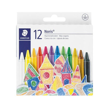 علبة من 12 قلم تلوين شمعي من كلوب 12 