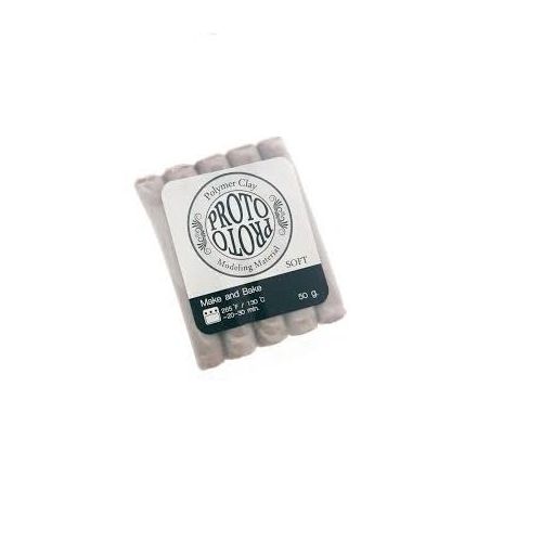 Polymer Clay Soft 50g Dark Gray