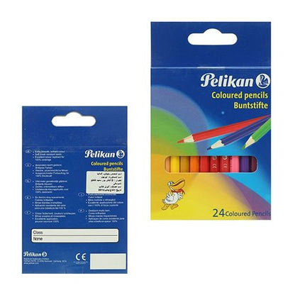 Pelikan 24 Short Coloured Pencils