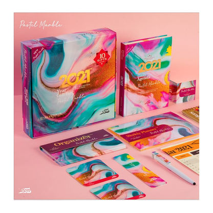 Mofakera Pastel Marble Gift Box - 2021