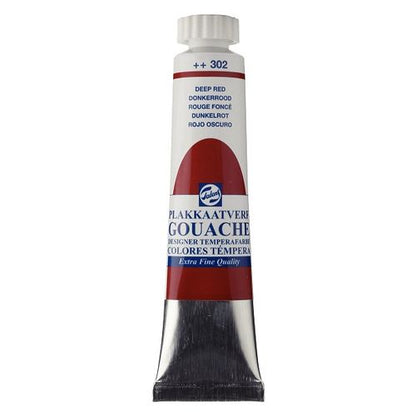 Royal Talens Gouache Tube -  20ml -  Deep Red