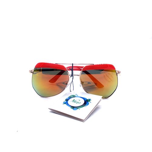 Golden Metal Frame Sunglasses Unisex + Cover IFS16-90-81