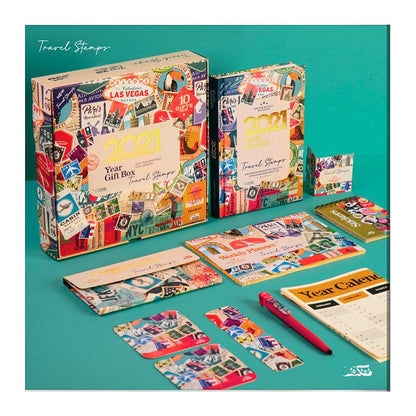 Mofakera Travel Stamps Gift Box - 2021