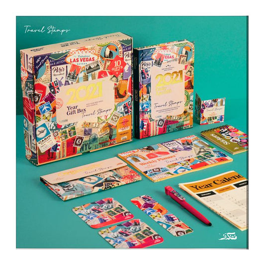 Mofakera Travel Stamps Gift Box - 2021