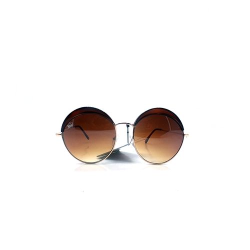 Golden Metal Frame Sunglasses For Women + Cover IFS16-90-61