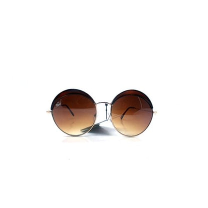 Golden Metal Frame Sunglasses For Women + Cover IFS16-90-61