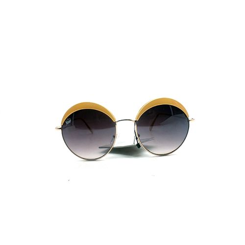 Golden Metal Frame Sunglasses For Women + Cover IFS16-90-62