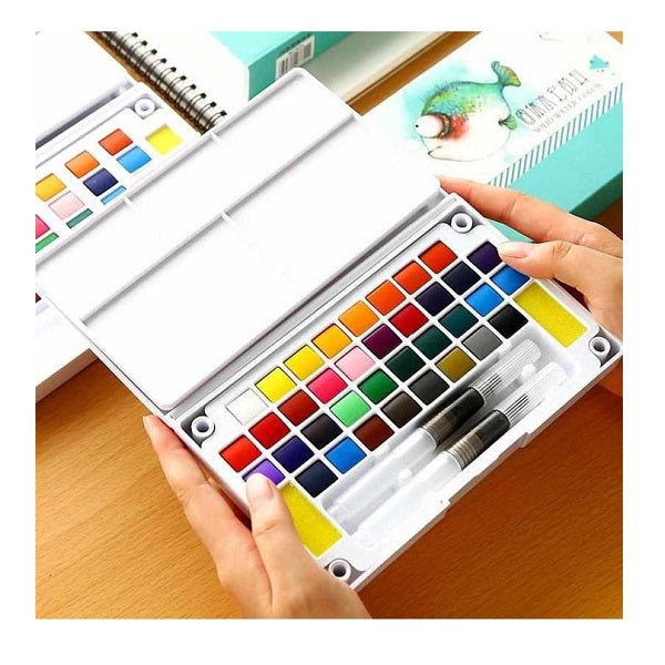 Superior Pack of 36 Watercolour Colours - 1 pcs