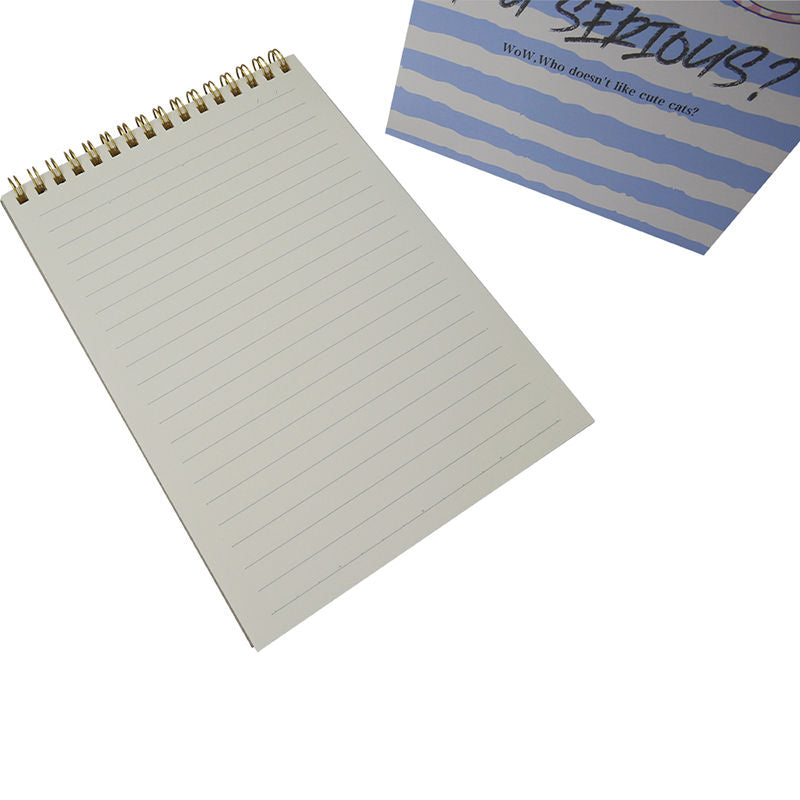 M&G Chenguang So Many Cats Spiral Notebook, Fun Note-Taking, A5 Single Ruled - 60 sheets - No:APNDC009