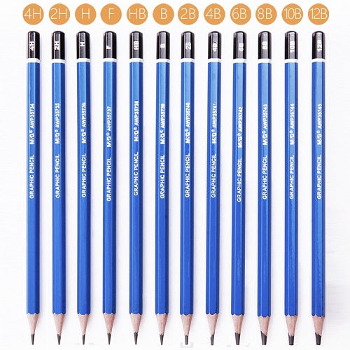 قلم رصاص خشبي احترافي من إم آند جي