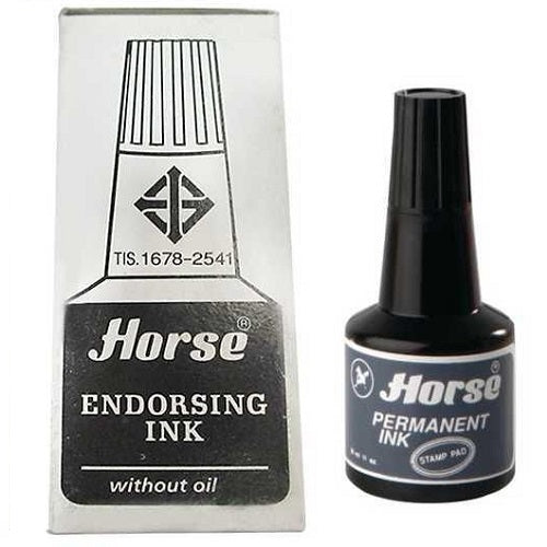 Horse Stamp Black Ink