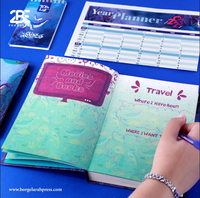 BORG EL-ARAB Blue Whale Calendar Gift Box 2023 -  Agenda 2023