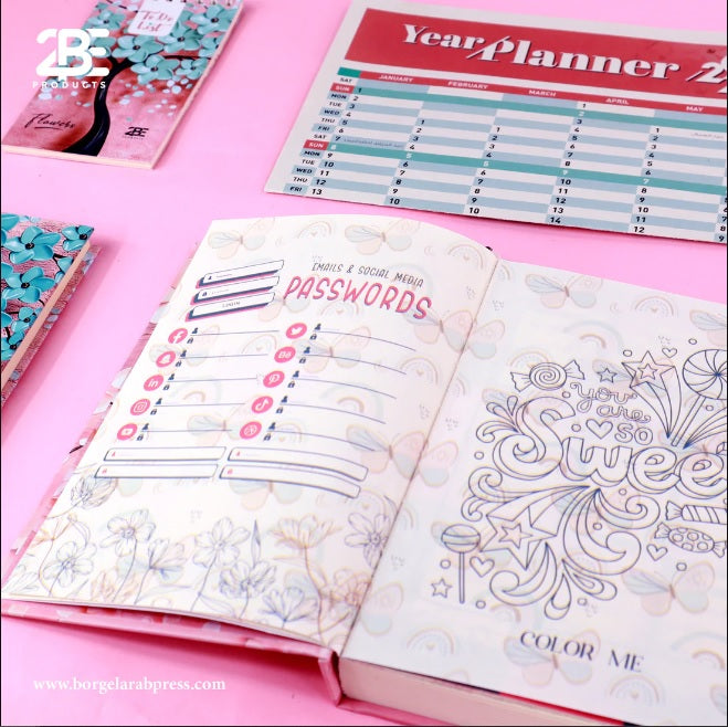 BORG EL-ARAB Flowers Calendar Gift Box 2023 -  Agenda 2023