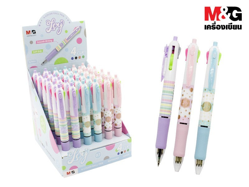M&G 4 Colors Ballpoint Pen No.803R5