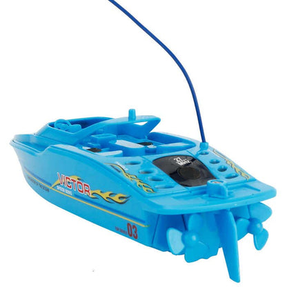 قارب صغير جديد يعمل بالتحكم عن بعد بأربعة قنوات للأطفال - رقم: 3392