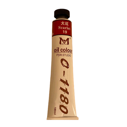 Oil color tube artist oil color Studio - 180ml - No:1180 - Scarlet