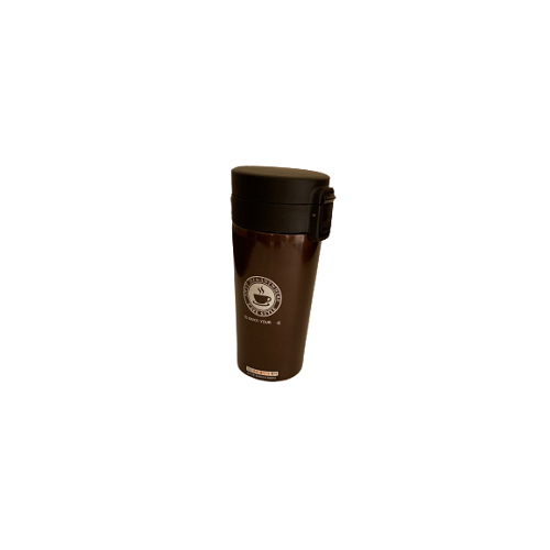 Any time Metal Thermal Mug - 380ml - Brown