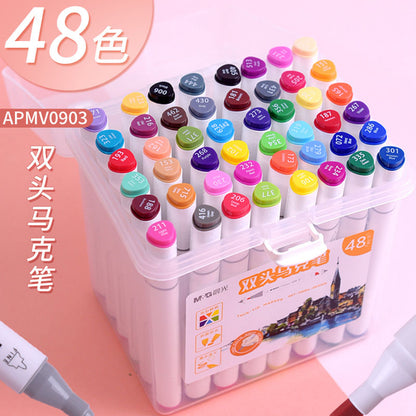 مجموعة أقلام تحديد مزدوجة الرأس من إم آند جي - 48 قطعة - رقم المنتج: APMV0903