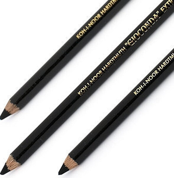 رسم بالفحم على الخشب من كوهينور - 3 قطع - رقم: 8811003001