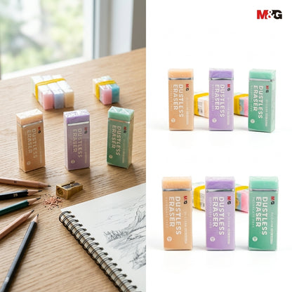 M&G Chenguang Jelly Dustless PVC Eraser – Premium Soft Pencil Eraser, Clean & Smudge-Free Erasing Assorted Colors - 1pcs - No:AXP963TN